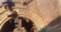 Zabytkowa młocarnia Bubna Praha UNIVERSAL THASPOL ok.1900 — ujęcie 4