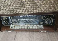 Zabytkowe radio lampowe Loewe Opta 782 W z dokumentacją z 1955r Vintage — ujęcie 3