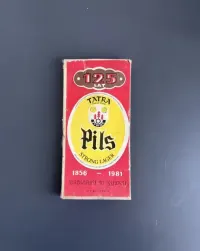 Zabytkowe zapałki Żywiec 125 lat 1981 PRL Bystrzyca vintage antyk piwo Tatra Pils — ujęcie 2