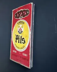 Zabytkowe zapałki Żywiec 125 lat 1981 PRL Bystrzyca vintage antyk piwo Tatra Pils — ujęcie 3