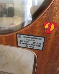 Zegar ścienny METRON Z203 PRL + kluczyk + karta gwarancyjna 1990 r. — ujęcie 5