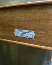 Zegar stojacy Kwadransowy Art Deco J.Brandmann — ujęcie 2