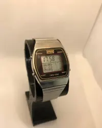 Zegarek elektroniczny lcd lata 80 Timing TwinStar — ujęcie 5