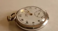 Zegarek kieszonkowy TISSOT Antimagnetic srebro 800 — ujęcie 3