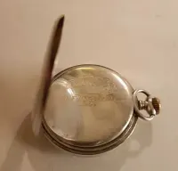 Zegarek kieszonkowy TISSOT Antimagnetic srebro 800 — ujęcie 4