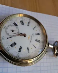 Zegarek REGULATEUR ogromny,chodzi,piękny stan — ujęcie 4