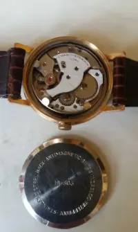 Zegarek Szwajcarski marki ELCO 17 jewels antyk. — ujęcie 4