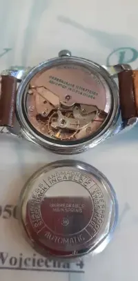 Zegarek TOURIST WATERPROOF Automat 25 Jewels Incabloc antyk. — ujęcie 4