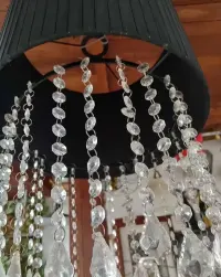 abażur czarny glamour — ujęcie 2