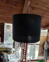 abażur czarny glamour — ujęcie 3