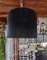 abażur czarny glamour — ujęcie 4