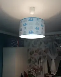 Abażur, klosz, lampa sufitowa dziecięca — ujęcie 3