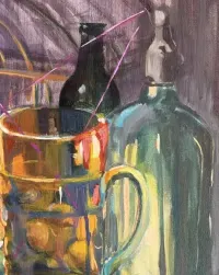 Autorski obraz na płótnie 70 × 100 cm | Akryl | Studentka ASP — ujęcie 3