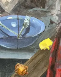Autorski obraz na płótnie 70 × 100 cm | Akryl | Studentka ASP — ujęcie 4