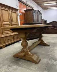 Dębowy stół z 6 krzesłami/lite drewno/Raty — ujęcie 4