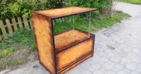 Designerski barek / komoda w stylu Art Deco – fornir czeczotowy, wysoki połysk /vintage — ujęcie 5