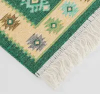 Dywan Do Salonu Zielony 80x150cm Uniwersalny Wiosenny Dywanik Mata Chodnik — ujęcie 3