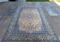 Ekskluzywny Perski wełniany dywan Ghoum 138 × 216 cm – Arcydzieło Orientalnego Rzemiosła — ujęcie 2