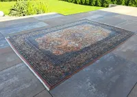 Ekskluzywny Perski wełniany dywan Ghoum 138 × 216 cm – Arcydzieło Orientalnego Rzemiosła — ujęcie 3