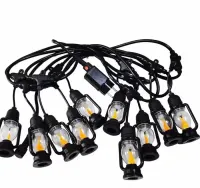 Girlanda Swietlna Lampki Dekoracyjne Led 10 szt Latarenki Ogrodowe 5m — ujęcie 5