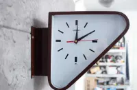 Japoński Dwustronny Zegar ścienny Seikosha CO. LTD Seiko — ujęcie 3