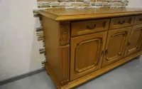 Komoda Dębowa Super pod TV Masywna i Pojemna szer. 178 cm (p-1305) — ujęcie 3