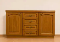 Komplet mebli dębowych – 4 elementy — ujęcie 2