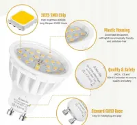 Lampa LED GU10 Aiwode Neutralna 4000K 5W Pakiet 10 sztuk — ujęcie 5