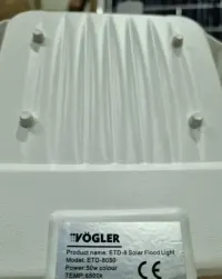 Lampa solarna VÖGLER GmBh 50W neutral, sensor zmierzchu — ujęcie 2
