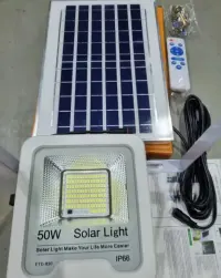 Lampa solarna VÖGLER GmBh 50W neutral, sensor zmierzchu — ujęcie 3