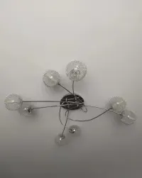 Lampa sufitowa 8 punktów świetlnych , chrom — ujęcie 5