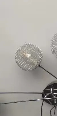 Lampa sufitowa 8 punktów świetlnych , chrom — ujęcie 2