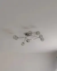 Lampa sufitowa 8 punktów świetlnych , chrom — ujęcie 3