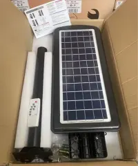 Lampa Uliczna, Solarna PREMIUM 1800W, latarnia uliczna HIT CENOWY — ujęcie 4