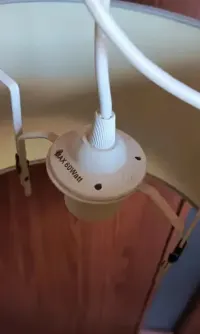 Lampa wisząca szara — ujęcie 5