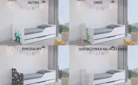 Łóżko dziecięce LILU 160x80 z GRAFIKĄ - Szuflada ! — ujęcie 3