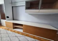 Meble Paged witryna, szafka rtv, półka wisząca — ujęcie 2