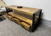 Nowa komoda, szafka pod TV... styl LOFT seria Britt.Drzewo mango F-Vat — ujęcie 4