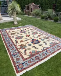 Nowy Dywan Wełniany Kaszmirowy Perski HERIZ Iran 350x250 NAJTANIEJ W POLSCE — ujęcie 2