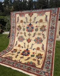 Nowy Dywan Wełniany Kaszmirowy Perski HERIZ Iran 350x250 NAJTANIEJ W POLSCE — ujęcie 4