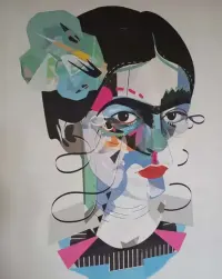 Obraz na płótnie Frida Geo autor: Żaneta Antosik — ujęcie 5