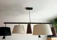Olbrzymia lampa wisząca 5-punktowa 5 abażurów żyrandol KARE DESIGN — ujęcie 2