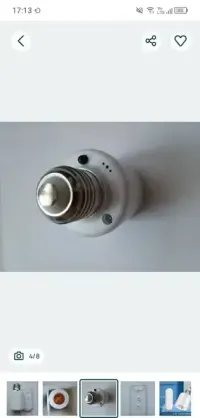 Oprawa żarówka zdalne sterowanie czasowe pilot E27 60W LED — ujęcie 5