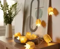 Papierowy łańcuch świetlny LED — ujęcie 2