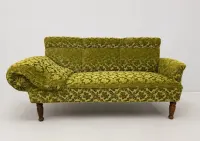 Piękna stylowa sofa salonowa / kanapa vintage dowóz wysyłka — ujęcie 3