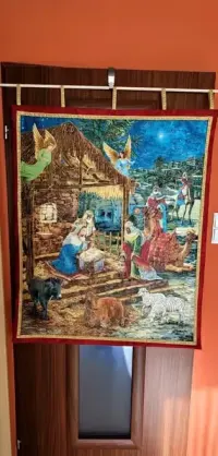 Pikowany ręcznie gobelin Liz Goodrick Dillon — ujęcie 3