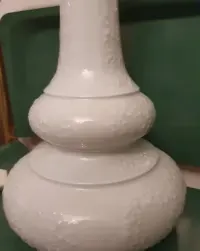 Porcelanowa lampa stołowa Wallendorf sygnatura vintage retro — ujęcie 3