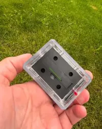 Solarna Lampka LED nakładka na słupek z płotu 60X40 mm Daszek OGRODZENIE — ujęcie 5