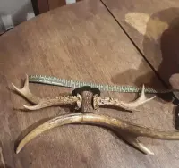 Świecznik z poroża hand made unikat — ujęcie 2