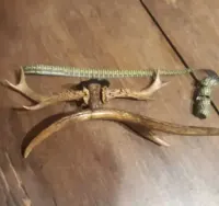 Świecznik z poroża hand made unikat — ujęcie 3
